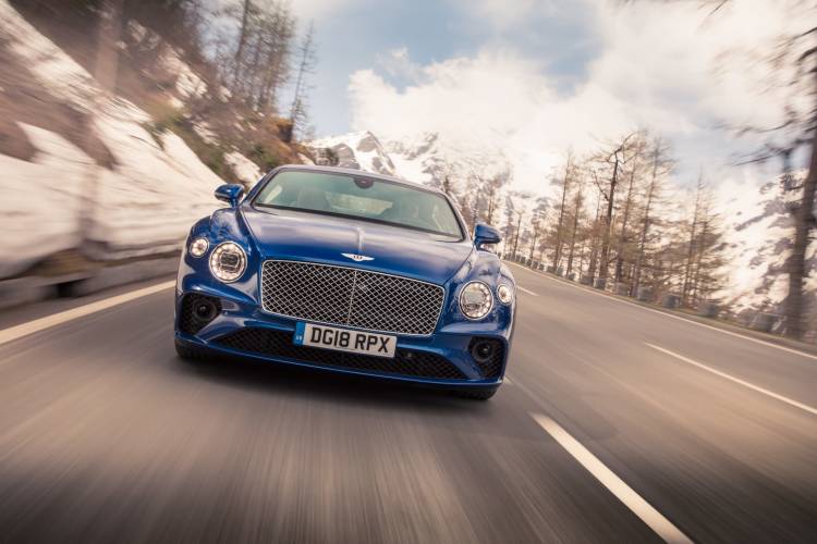 Bentley Continental Gt paljetti sininen 7