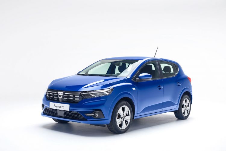 Dacia Sandero 2020 Sininen Ulkopuoli 01