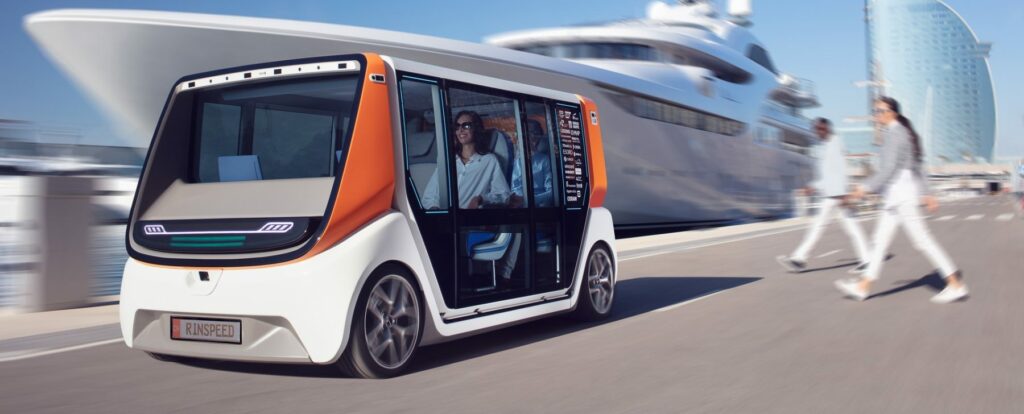 Rinspeed MetroSnap Concept monikayttoinen autonomiset autot