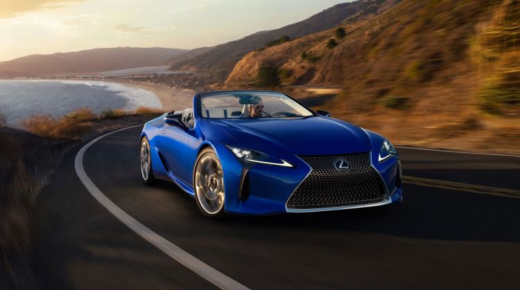 Lexus Lc Cabriolet Blue