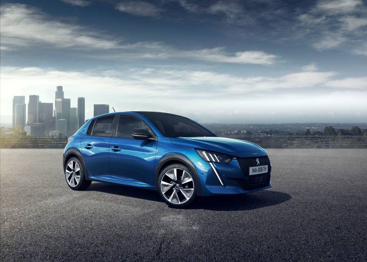 Peugeot E 208 2019 Sininen Ulkopuoli 20