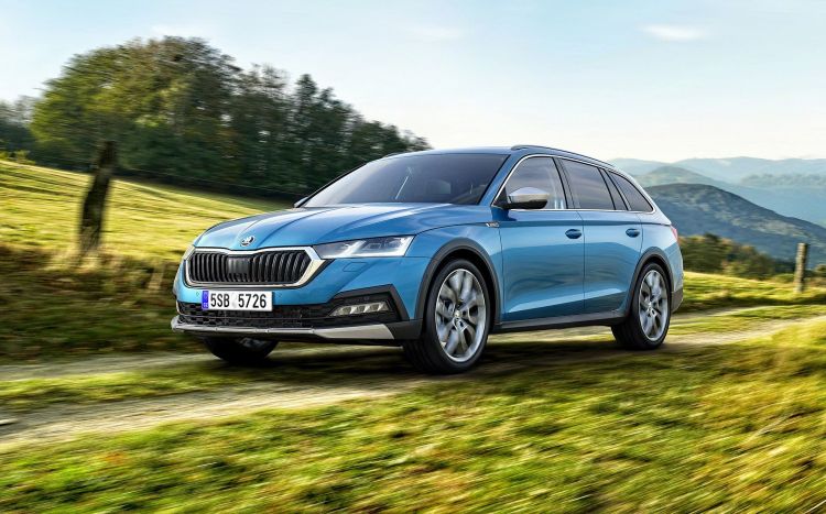 Skoda Octavia Scout Blue 2020 Etu 2