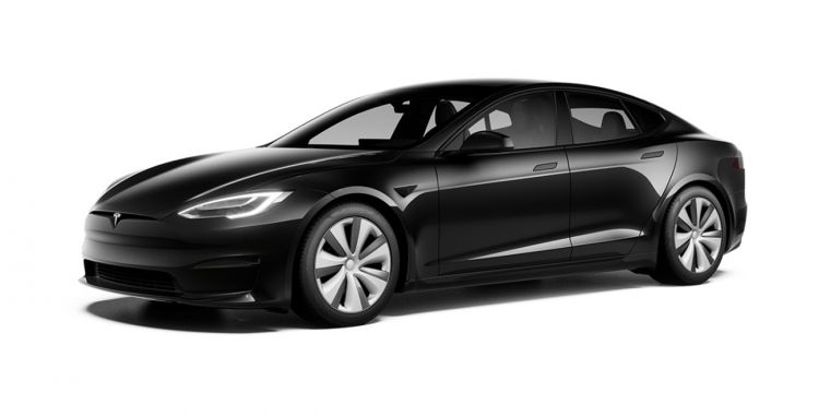 Tesla Model S 2021 Ulkopuoli Musta 002
