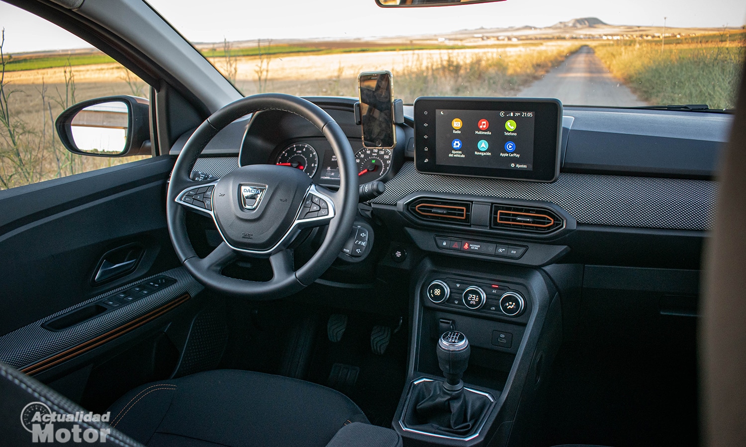 Dacia Sandero sisätilat