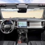 2022 Bronco Raptor -sisustus - musta onyx