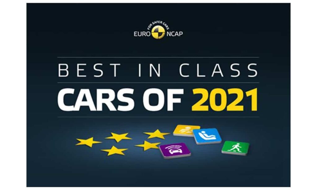 Vuoden 2021 turvallisimmat autot Euro NCAPn mukaan luokkansa paras