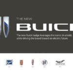 Uusi Buick-logon infografiikka