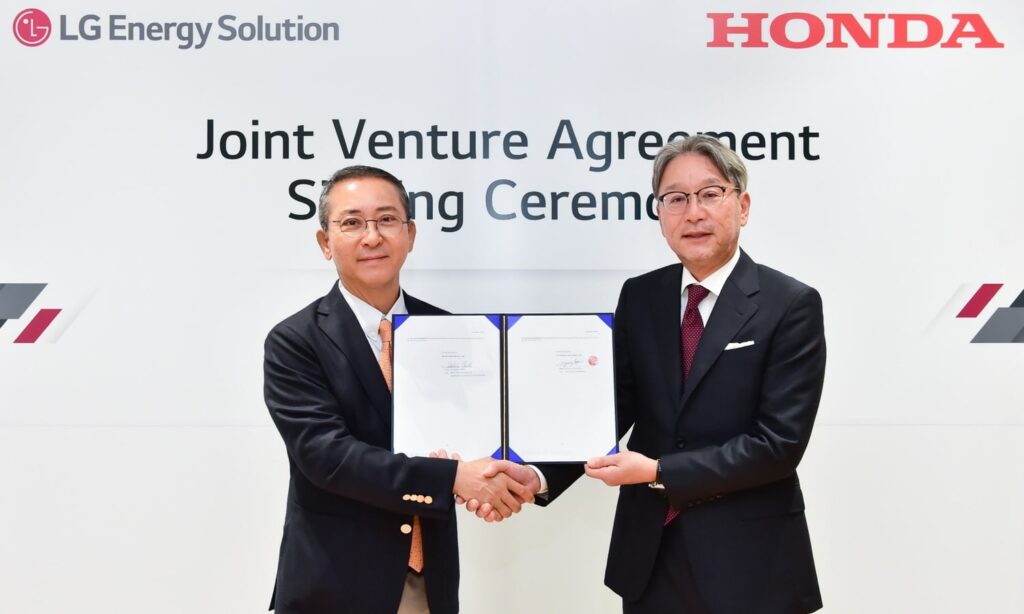 Honda ja LG ovat yhteistyossa valmistamassa akkuja Yhdysvalloissa