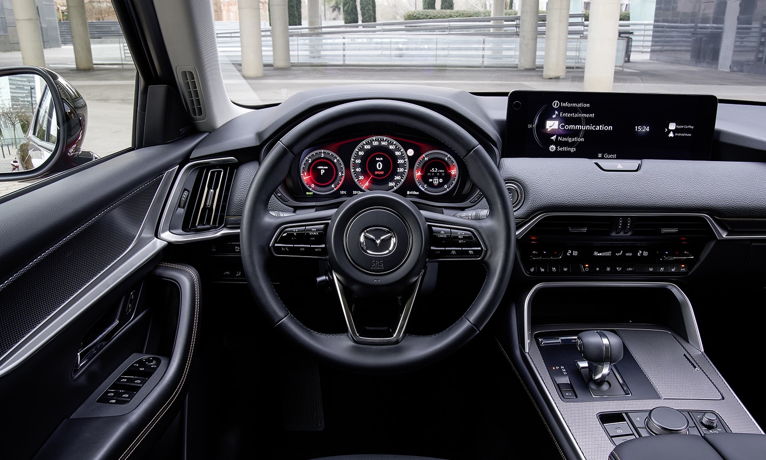 Testaa Mazda CX-60 e-Skyactiv D ohjauspyörää