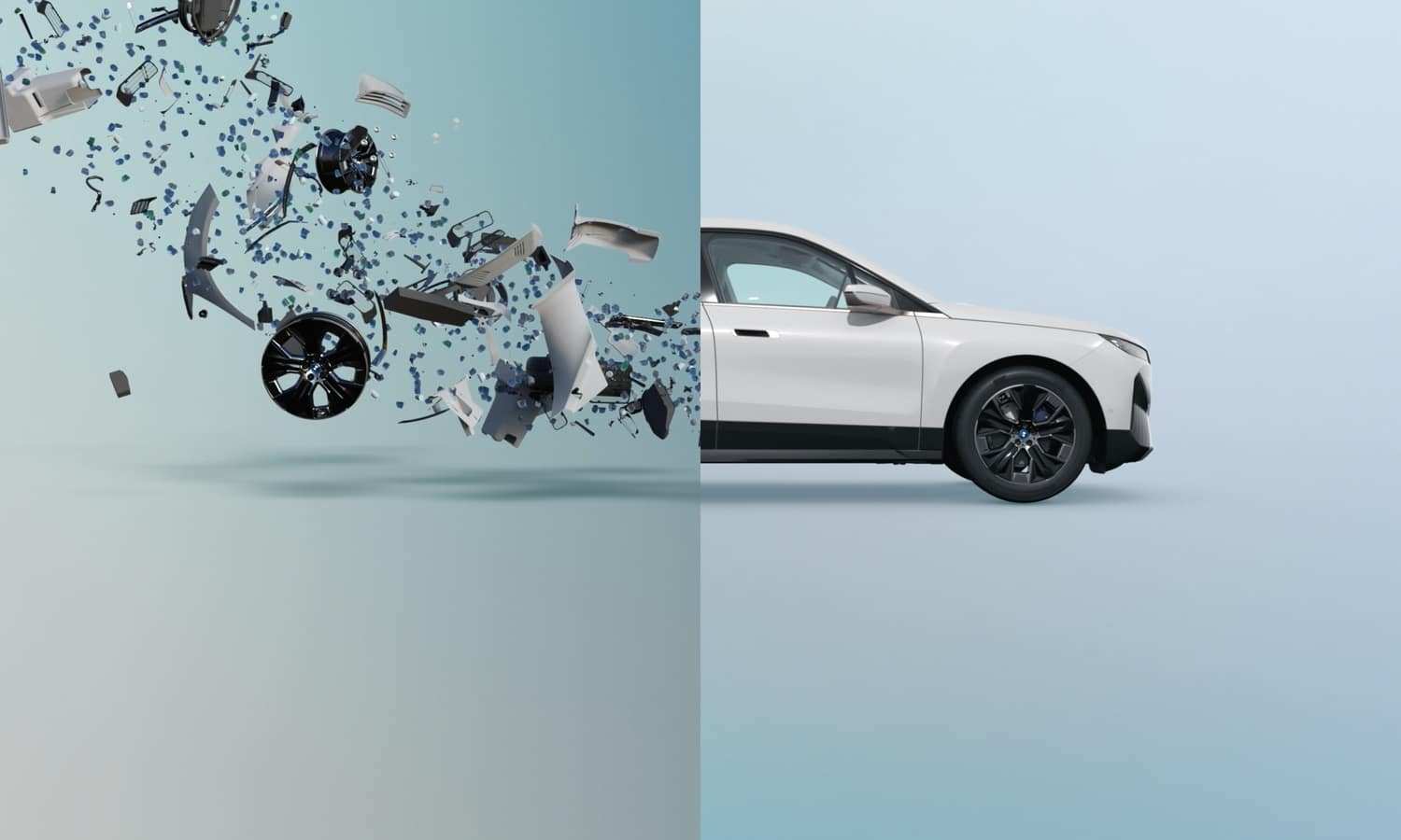 Uudet BMW Groupin ajoneuvot valmistetaan 50-prosenttisesti kierrätetyistä materiaaleista