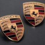 Uusi Porsche-kilpi.  Ikonin kehitys