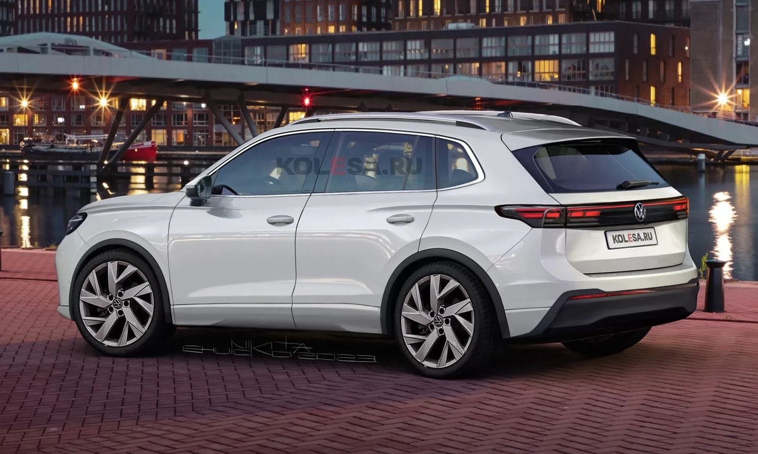 Kolesan Volkswagen Tiguan takapuolen teaser